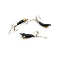 Мормышка Grifon Коза-банан с петлей и коронкой цепочка фотография