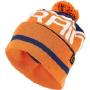 Шапка Brain с помпоном р.56 blue-orange фотография