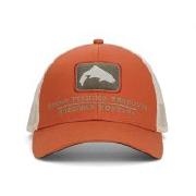 Кепка Simms Double Haul Icon Trucker Simms Orange Фотографія
