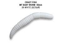 Силикон Crazy Fish MF Baby Worm 2.0" плавающий 59 8шт фотография