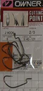 Крючок офсетный Owner 5140-2/0 6шт фотография