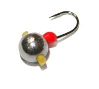 Мормишка Riga кулька з кембриком 4мм срібло 102040-02 Фотографія