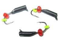 Мормишка Улов Стовпчик 2мм чорний з гранчастою бусиною 066 Фотографія