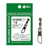 Застежка Golden Catch поплавочная 3015BN S 5шт фотография