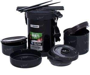 Набір для ланчу Zojirushi 2.0 л SL-XD20BA чорний Фотографія