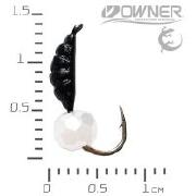 Мормышка ЧС Креветка S 0.56г №12 Шарик граненый Белый фотография