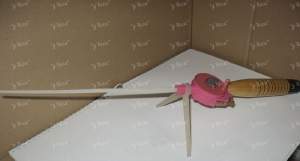 Удочка деревянная Клева закрытая фотография