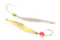 Блесна отвесная РВС Уралка с камнем 3.0г латунь фотография