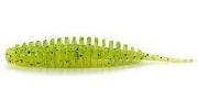Силікон Fishup Tanta 2.5" 055-Chartreuse-Black 8шт Фотографія