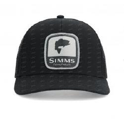 Кепка Simms Double Haul Icon Trucker Bass Black фотография