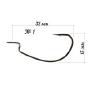 Крючки офсетные Owner J-Light Hook BC 5109-111 №1/0 6шт фотография