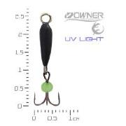 Мормишка ЧС Диявол чорний 1.3г №18 кулька зелена Фотографія