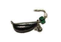 Мормышка Riga банан рижский с цепочкой 3.0мм черный 125030с фотография