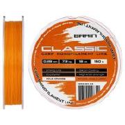 Волосінь Brain Classic Carp Line 150m 0.28mm orange Фотографія