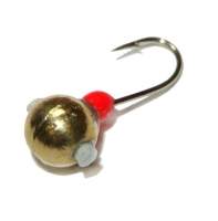 Мормишка Riga кулька з кембриком 4мм золото 102040-03 Фотографія