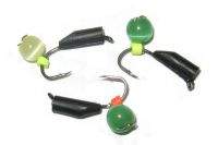 Мормышка Улов Столбик 2.5мм черный подвеска шар 041 фотография