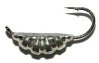 Мормышка Riga личинка 9мм серебро 111040 фотография