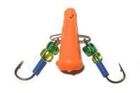 Балда на вушках з бісером 4.8 м помаранчевий Фотографія