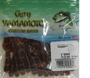 Gary Yamomoto Grub 3" 20шт 30-20-284 Фотографія