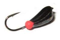 Мормышка Riga Чесночинка с лыской 4мм черная 123040 фотография