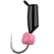 Мормышка Viking Fishing гвоздик 2mm 0.35g черный бусина розовая фотография