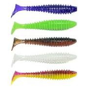 Силикон Angry Baits Fatik 2.8" AB Mix-5 5шт фотография