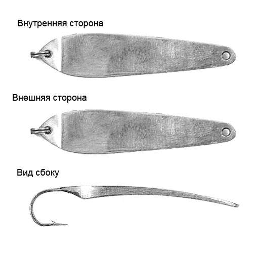 Блесна вертикальная 6150-S фотография