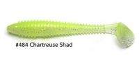 Силікон Keitech FAT Swing Impact 6.8" 484 Chartreuse Shad 3шт Фотографія
