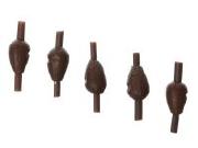 Вантаж оливка з кембриком Flagman Drop lead Brown 1.0г 5шт Фотографія