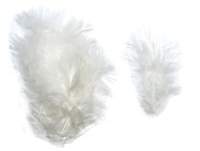 Перо индюка покровное Strike Mini Blanket Turkey Feathers White фотография