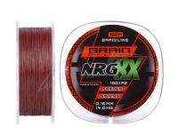 Шнур Brain NRG 8x sinking brown 0.10мм 150м фотография