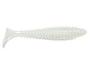 Силікон Angry Baits Fatik 2.8" White Silver Electric Glitter UV 5шт Фотографія