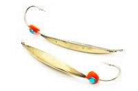 Блесна отвесная РВС Хищник PR-55 с камнем 2.2г латунь фотография