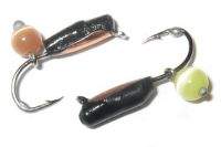 Мормышка Grifon Гвоздик с камнем 2.0мм Медная коронка фотография