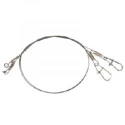 Поводок Savage Gear Titanium Jerkbait Trace 22cm 0.5mm 20kg Needle Snap 2шт фотография