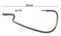 Крючки офсетные Crazy Fish Joint Hook №5/0 5шт фотография
