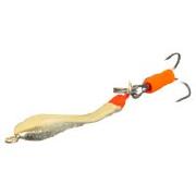 Блешня прямовисна Mildas №26 30мм золото з трійником Фотографія