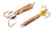 Мормышка Grifon Чертик с петлей длинный 1.5мм G231-медь фотография