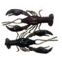 Силікон Angry Baits Kraken 3.6" 52-Red Craw Dad UV 4шт Фотографія