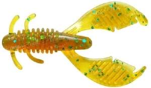 Силікон Reins Ax Craw mini 2" 565 Motor Oil Green Flake 12шт Фотографія