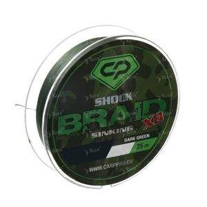 Шок лидер Carp Pro Shock Braid PE X8 25м 25lb Фотографія