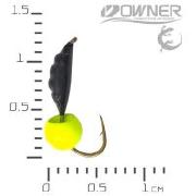 Мормышка ЧС Креветка XS 0.43г №14 Шар латунный Лимон фотография