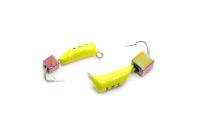 Мормишка Grifon Стовпчик з кубиком 1.5 мм G259-жовтий Фотографія