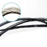 Перья седла петуха Whiting Cock Feathers WF-BK 10 Черные фотография