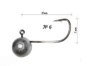 Микроджиг Gamakatsu 2.0г №6 5шт фотография