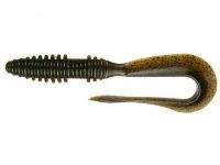 Силікон Keitech Mad Wag Slim 4.5" 101 Green Pumpkin PP 9шт Фотографія