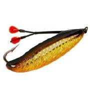 Блесна Bomber Who Dat Spoon Gold-Black-Orange 21.5g фотография