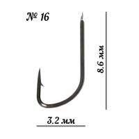 Крючки Maver Katana C222A №16 20шт фотография