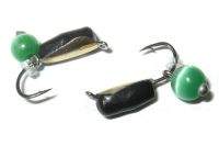 Мормишка Grifon Гвоздик з каменем 3.0 мм Золота коронка Фотографія