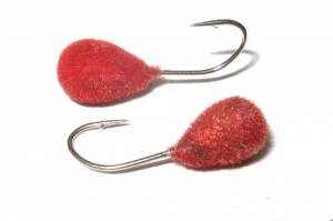 Мормишка МВ Крапля Флок червоний МВ42 Фотографія